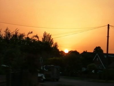 Sunset over Lower Earley 17th June 2022 photo by Ritesh Nigam (002)